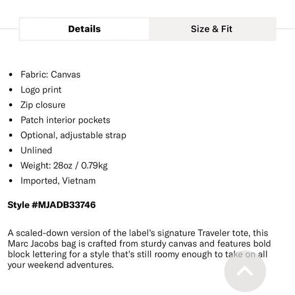 MARC JACOBS 🐩 x 2 BAGS FINAL! The Tote Bag good size! Crossbody 2tone NWT Purse - Picture 5 of 5